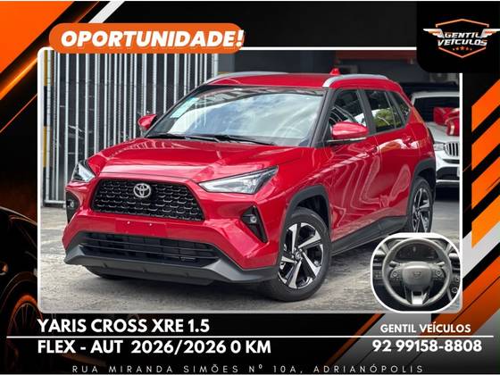 TOYOTA YARIS CROSS 1.5 VVT-I FLEX XRE CVT TOYOTA YARIS CROSS 1.5 VVT-I FLEX XRE CVT